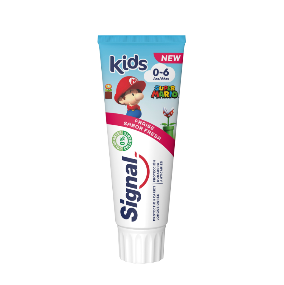 Signal Kids 0-6 ans Arôme Fraise, tube de 75ml