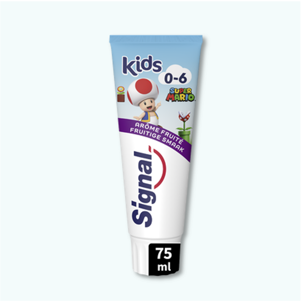Signal Kids 0-6 ans Arôme Fruité, tube de 75ml