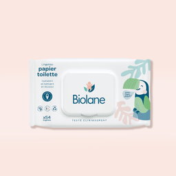 Biolane Lingettes papier toilette - 54 unités