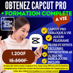 CAPCUT PRO ET FORMATION EN MONTAGE VIDEO 