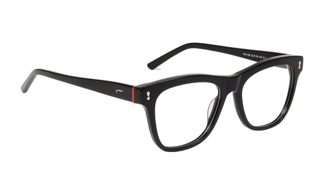 ACETATE |FD1106 |Full Rim |Acetate |RED-Acetate |53-18-145