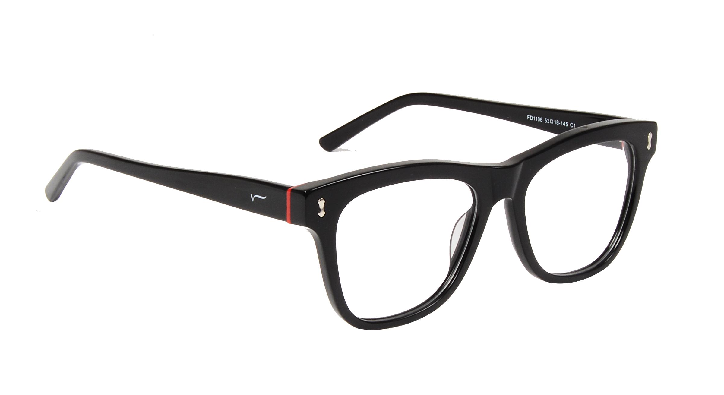 ACETATE |FD1106 |Full Rim |Acetate |RED-Acetate |53-18-145