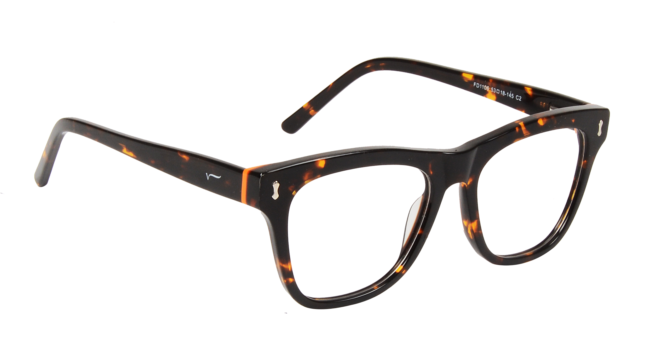 ACETATE |FD1106 |Full Rim |Acetate |TIGER PRINT-Acetate |53-18-145