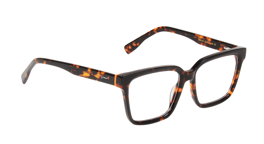 ACETATE |FD1121 |Full Rim |Acetate |TIGER PRINT-Acetate |53-17-145