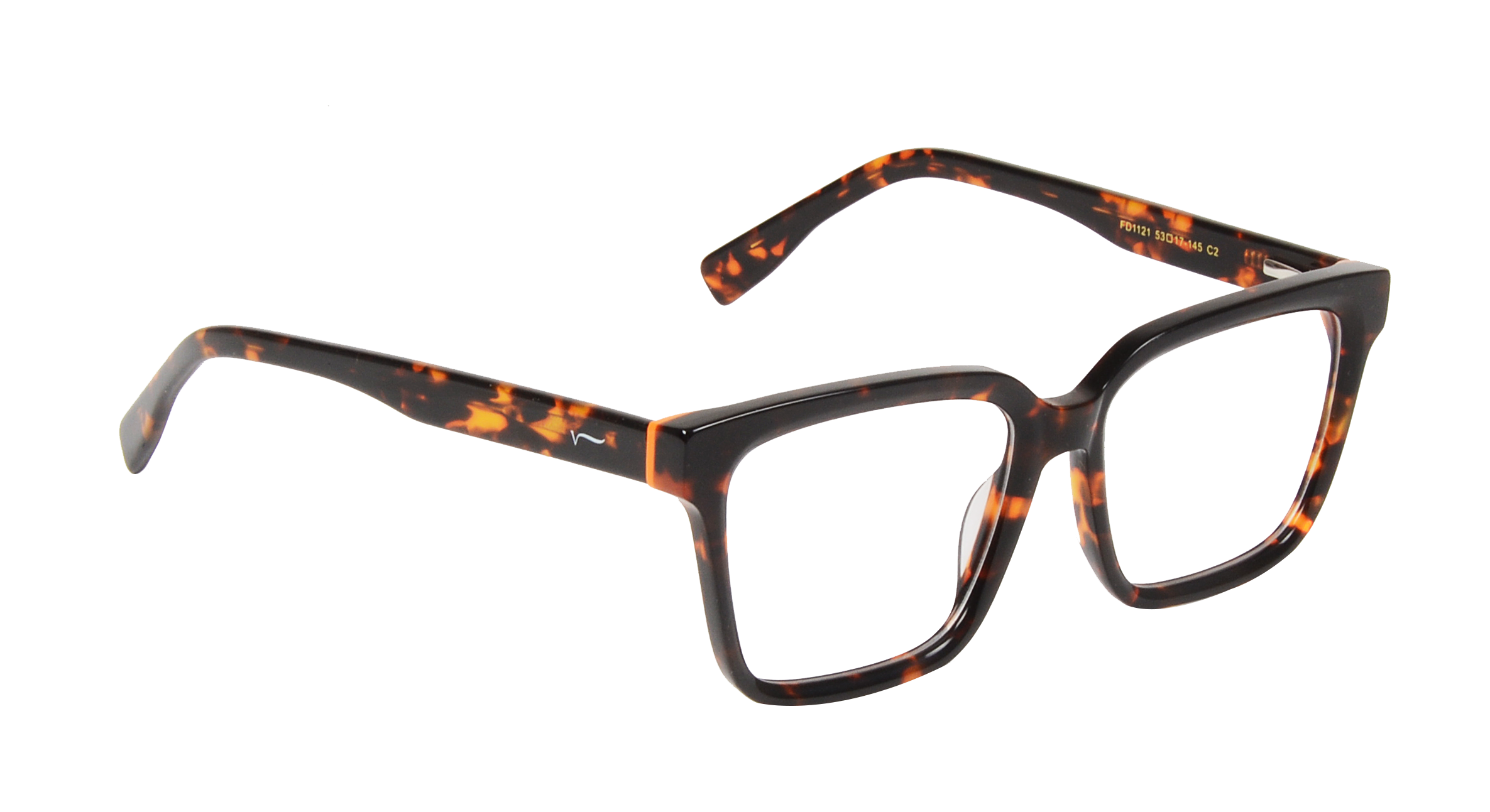 ACETATE |FD1121 |Full Rim |Acetate |TIGER PRINT-Acetate |53-17-145