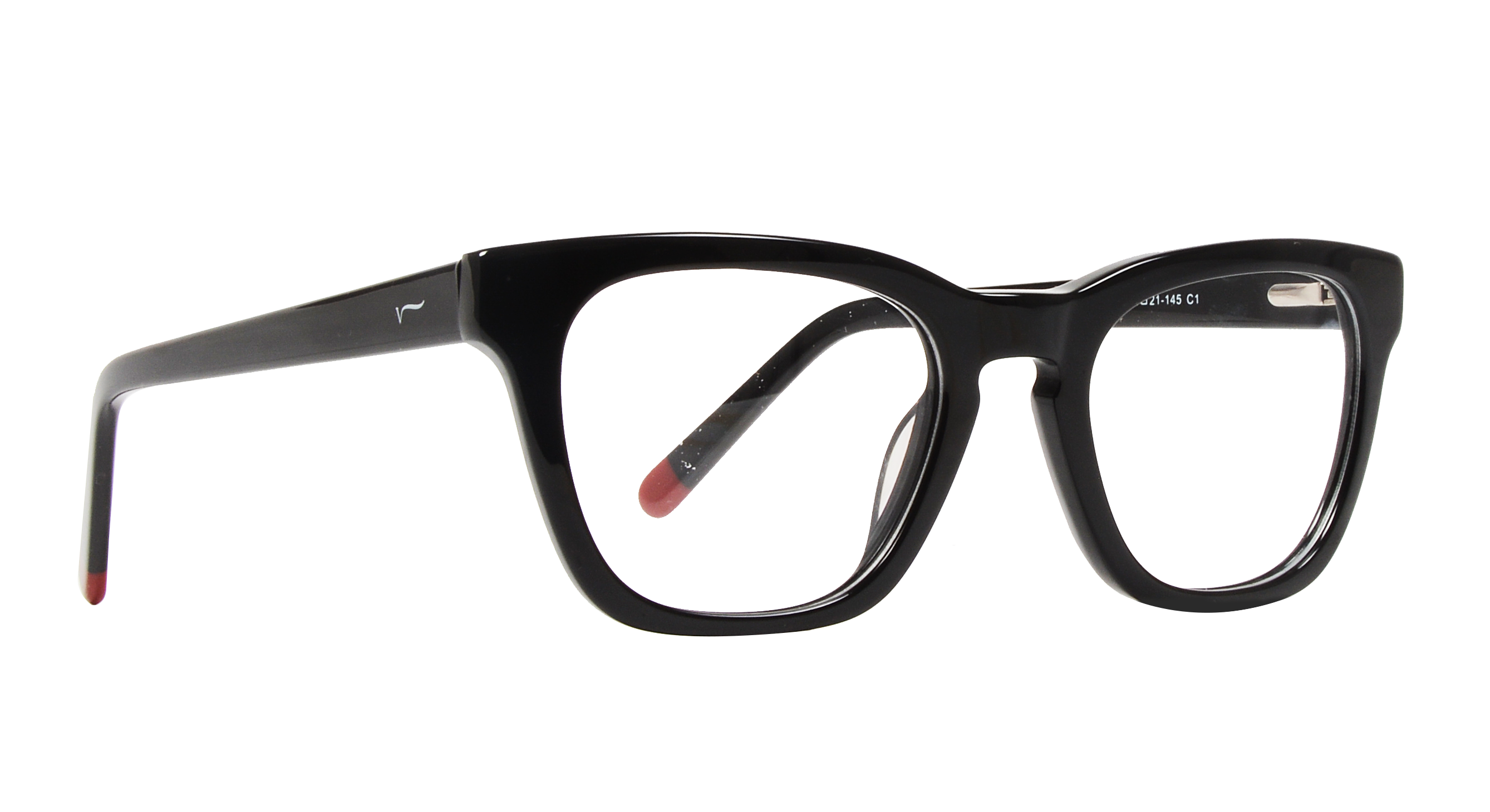 ACETATE |FD3308 |Full Rim |Acetate |BLACK-Acetate |51-21-145_3