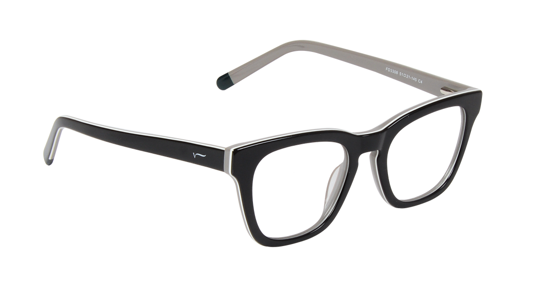 ACETATE |FD3308 |Full Rim |Acetate |GREY-Acetate |51-21-145