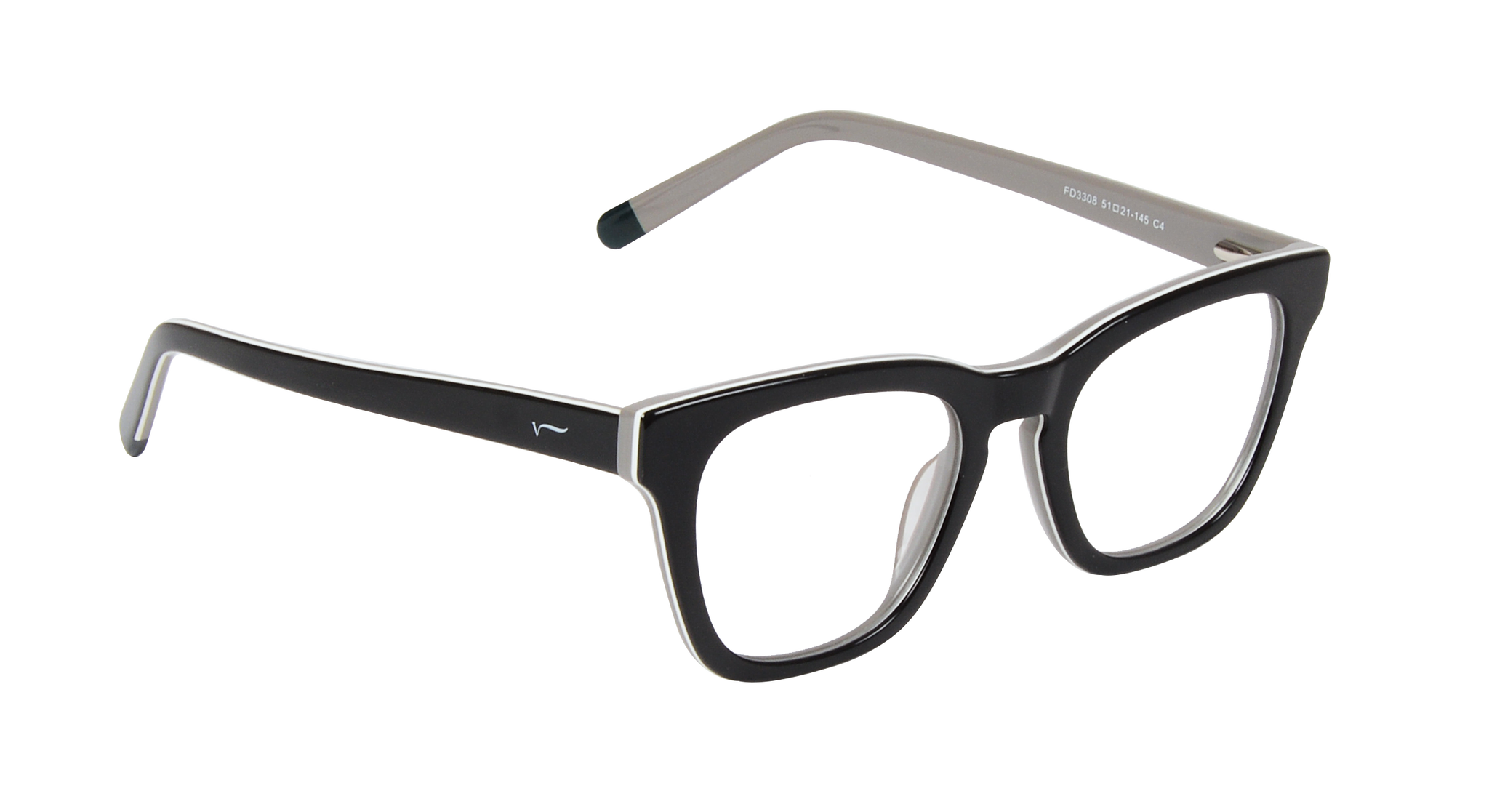 ACETATE |FD3308 |Full Rim |Acetate |GREY-Acetate |51-21-145_0