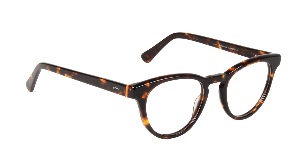 ACETATE |FD8803 |Full Rim |Acetate |TIGER PRINT-Acetate |49-21-145