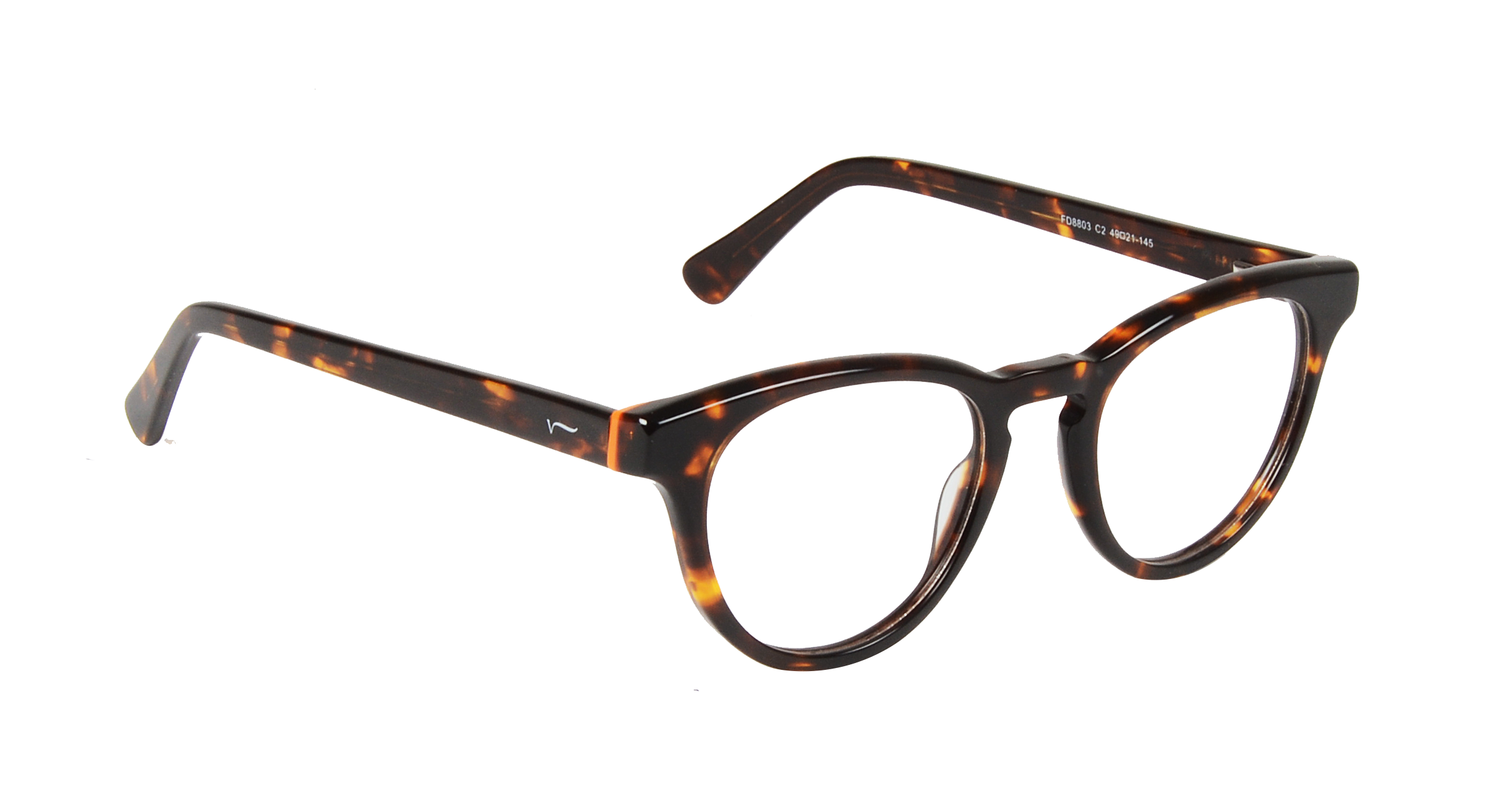 ACETATE |FD8803 |Full Rim |Acetate |TIGER PRINT-Acetate |49-21-145