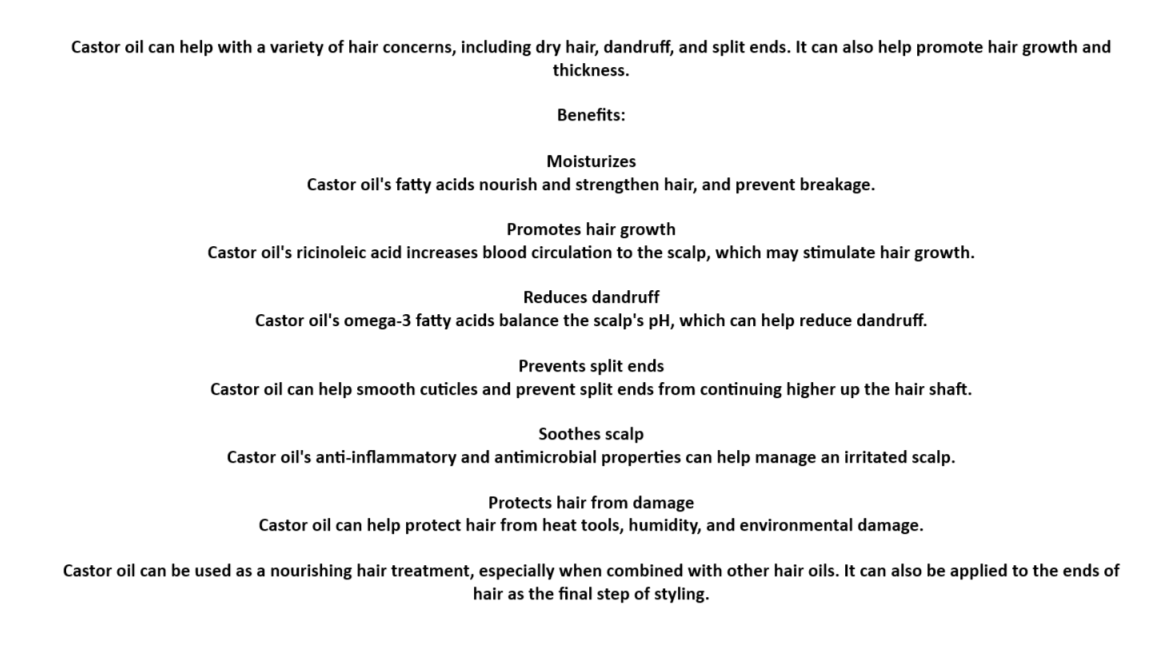 Castor Oil - Cold pressed & Hexane Free 200mL_1