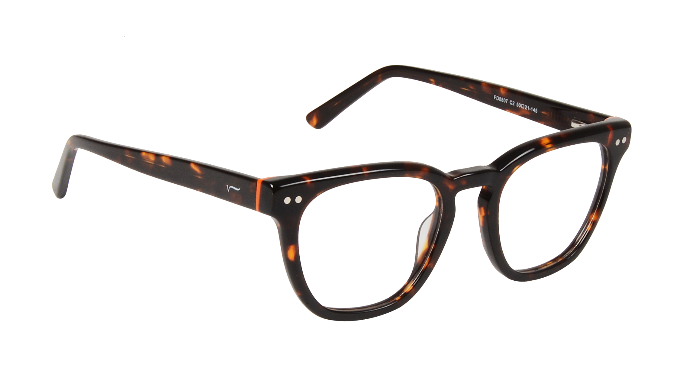 ACETATE |FD8807 |Full Rim |Acetate |ORANGE-Acetate |50-21-145