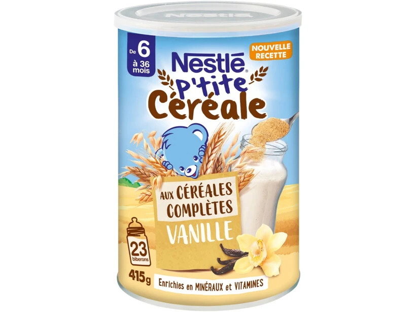 NESTLÉ P’tite Céréale Vanille aux céréales complètes_0