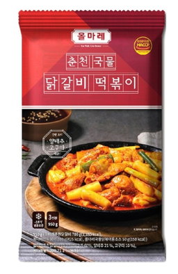 [올마레] 춘천 국물 닭갈비 떡볶이 950g [Ollmare] Chuncheon Dakgalbi Tteokbokki 950g