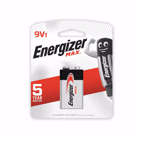 ENERGIZER BATTERY MAX 9V