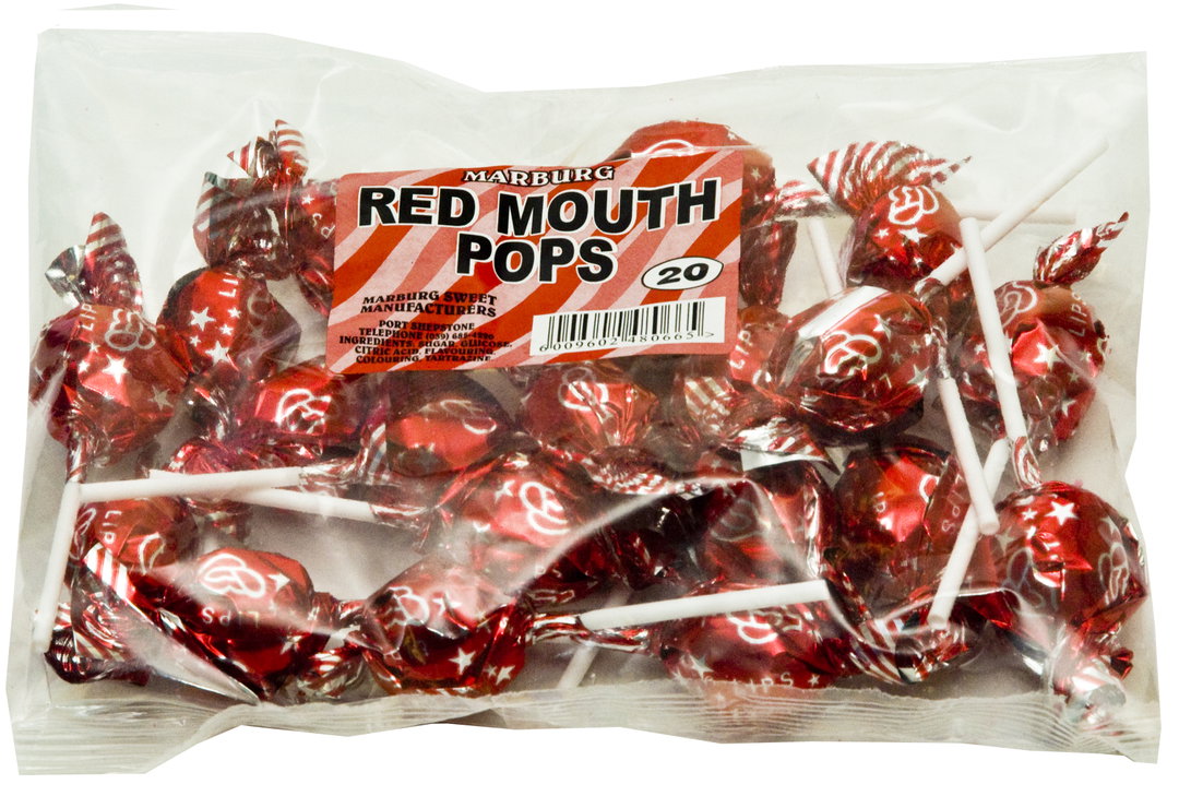 25x20'S RED MOUTH POPS