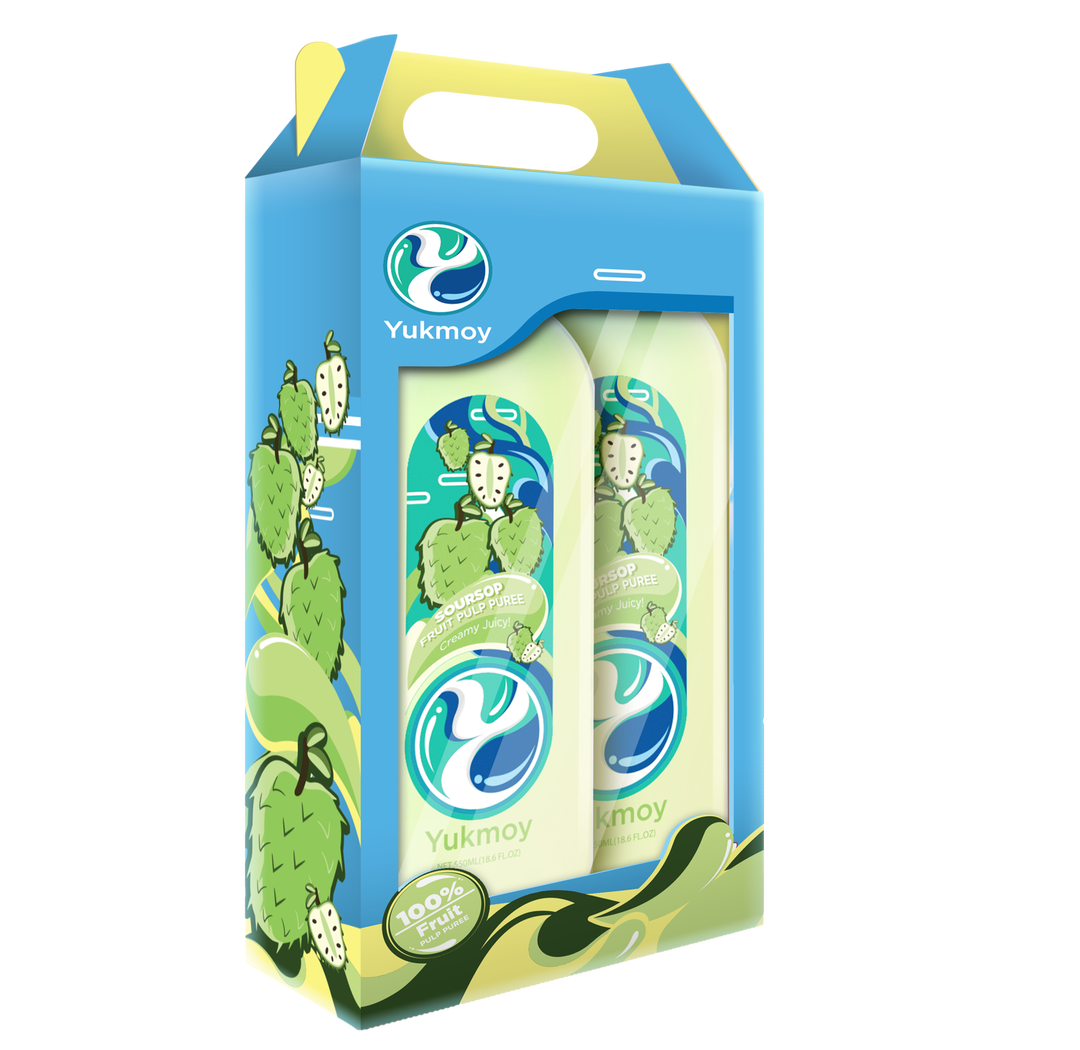 Yukmoy's Soursop Pulp Puree I 100% Real Fruit