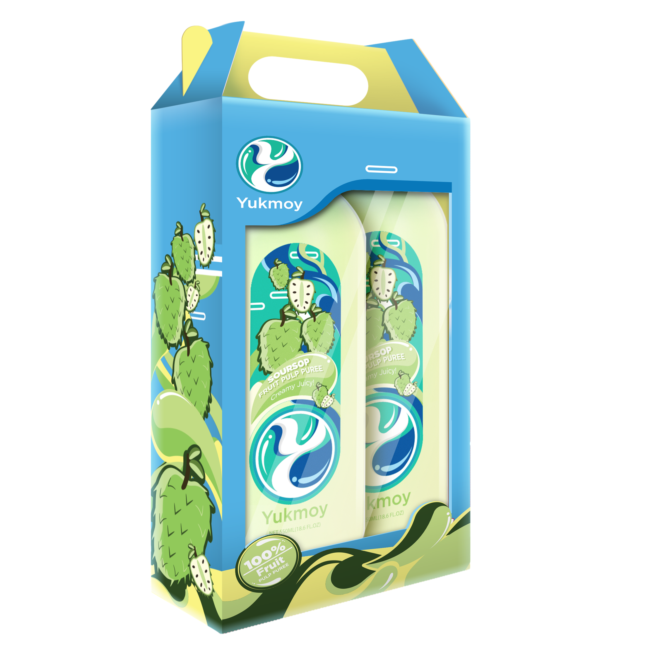 Yukmoy's Soursop Pulp Puree I 100% Real Fruit