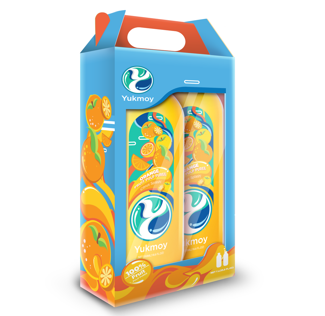 Yukmoy's Orange Pulp Puree I 100% Real Fruit