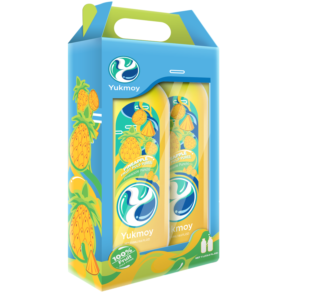 Yukmoy's Pineapple Pulp Puree I 100% Real Fruit