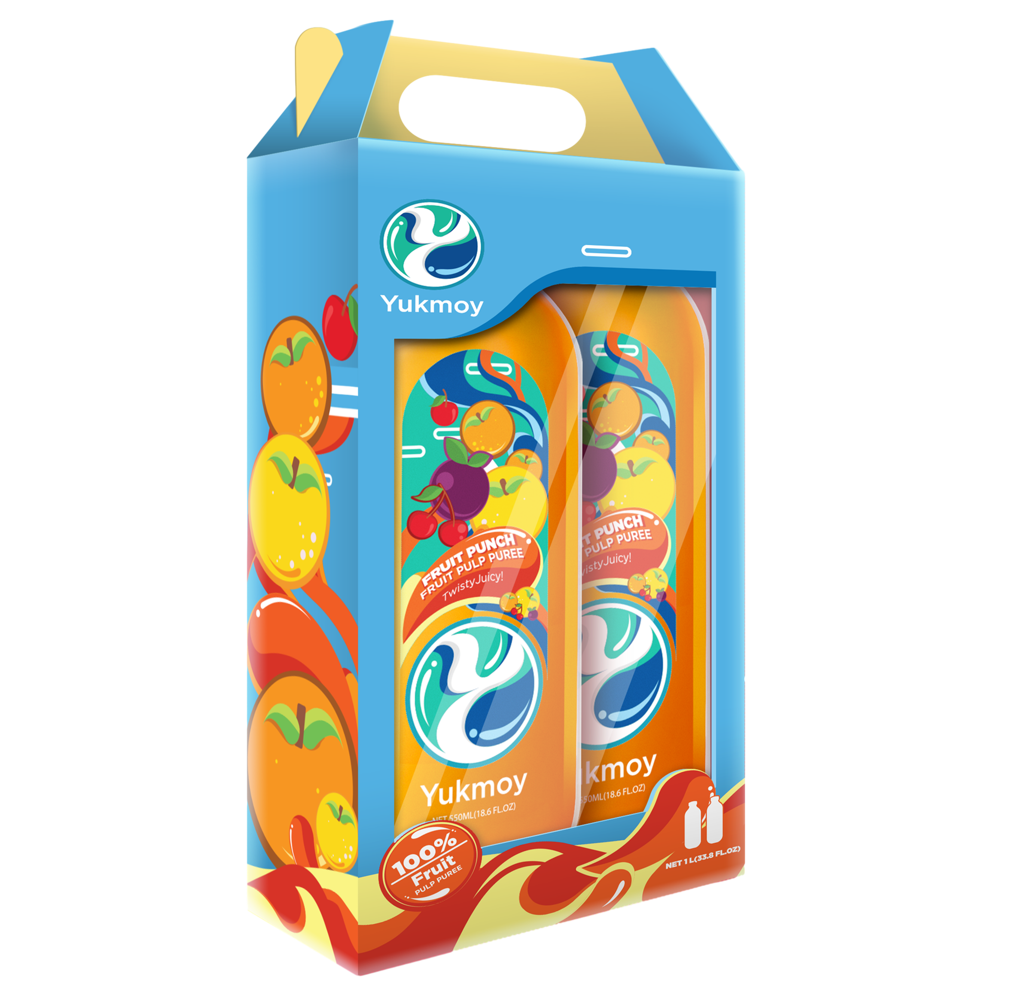 Yukmoy's Fruit Punch Pulp Puree I 100% Real Fruit _0