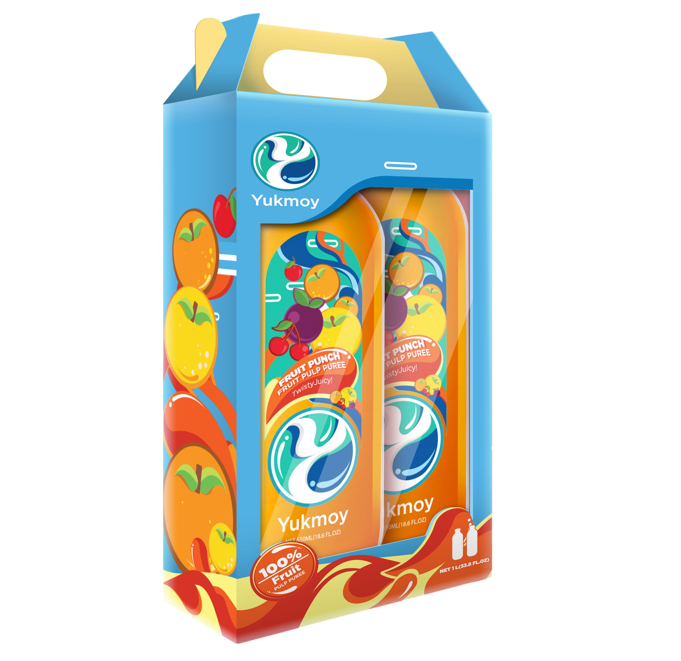Yukmoy's Fruit Punch Pulp Puree I 100% Real Fruit