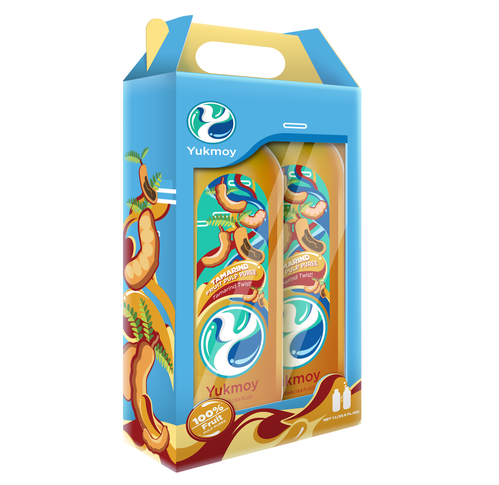 Yukmoy's Tamarind Pulp Puree I 100% Real Fruit _0