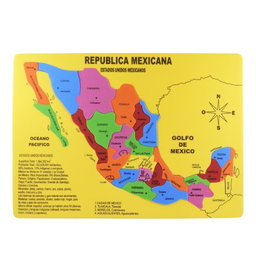 Rompecabezas de fomi Republica Mexicana 