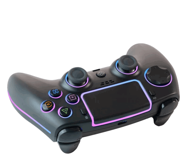 Controller Dual Shock Com efeito de Iluminação RGB ( PS4, PS3, Switch, Android, IOS, PC)_4