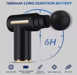6 speeds Massage Gun Percussion Massager Deep Tissue Muscle Vibrating Relax NEW
