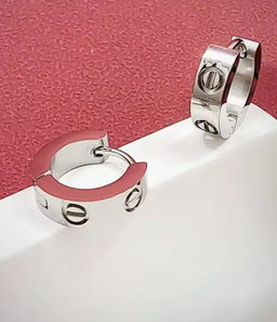 Love hoop earrings