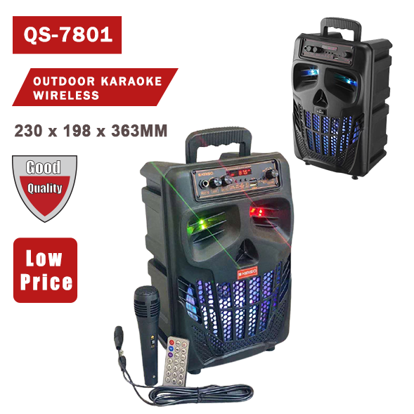 QS-7801 8" KARAOKE BLUETOOTH SPEAKER_0