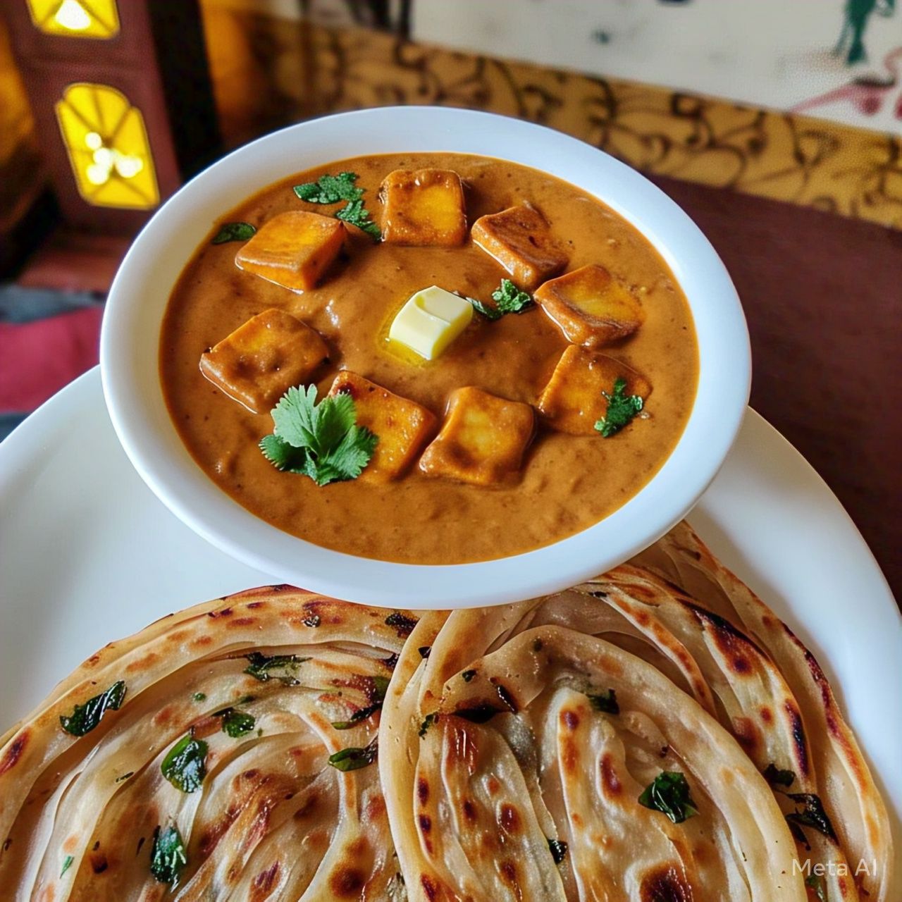 Shahi Paneer with Laccha Paratha_0