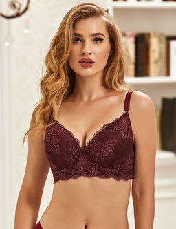 T-shirt bra  with lace