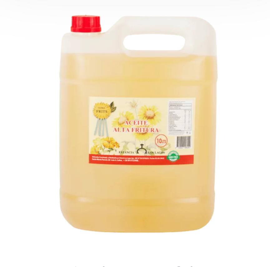 Aceite Alta Fritura Estancia Los Lagos, 10 lts