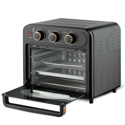 2 en 1 Four & Friteuse à air électrique domestique, four multifonction visible, grande capacité, puissance de bain 1360W, 18L, R.5348