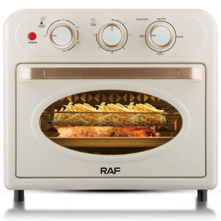 2 en 1 Four & Friteuse à air électrique domestique, four multifonction visible, grande capacité, puissance de bain 1360W, 18L, R.5348_9