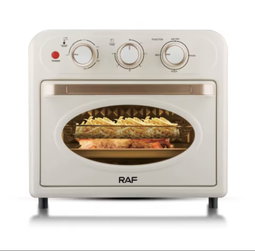 2 en 1 Four & Friteuse à air électrique domestique, four multifonction visible, grande capacité, puissance de bain 1360W, 18L, R.5348
