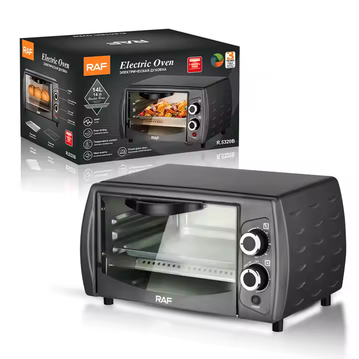 Four électrique multifonction de 14l à cuisson automatique_3