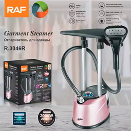 Défroisseur Vapeur Vertical 2000 W Avec Planche À Repasser 8 Niveaux De Vapeur - Réservoir D'eau 2,5 L - Défroisseur Vapeur À Suspendre Robuste Pour Vêtements, Rideaux, Robes De Mariée, CostumesRAF R.3046G