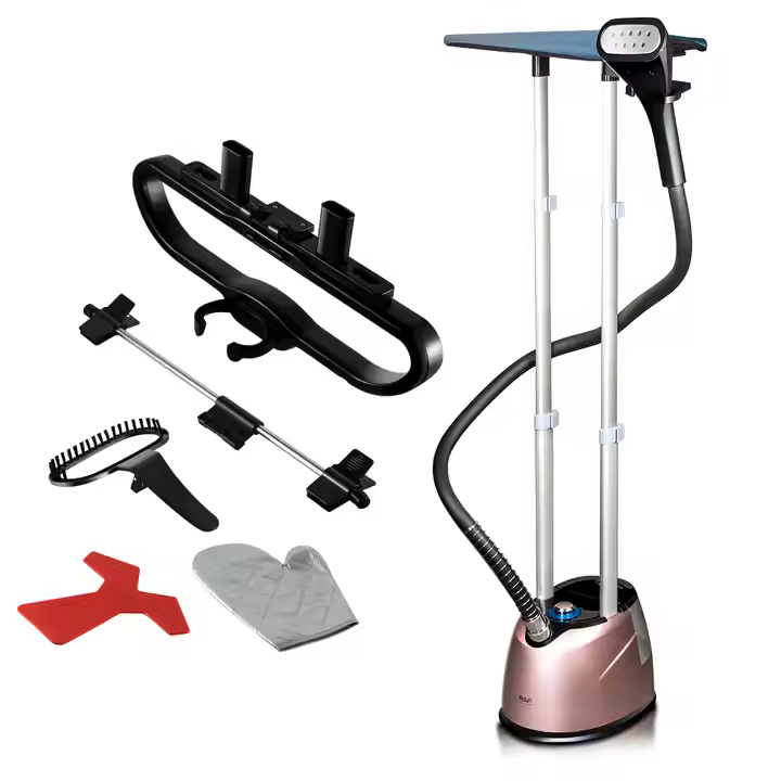 Défroisseur Vapeur Vertical 2000 W Avec Planche À Repasser 8 Niveaux De Vapeur - Réservoir D'eau 2,5 L - Défroisseur Vapeur À Suspendre Robuste Pour Vêtements, Rideaux, Robes De Mariée, CostumesRAF R.3046G_5