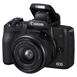 Canon EOS M50 Mark II Noir VLOGGER KiT + EF-M 15-45 mm IS STM Noir