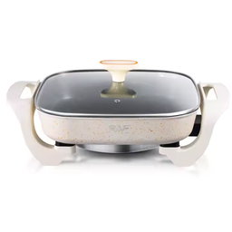  Poêle à frire électrique antiadhésive RAF, chauffe-plats et marmite de cuisson 5 L Multifonction pour fritures, grillades rapide...