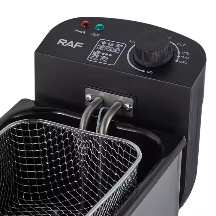 Friteuse électrique multifonctionnelle R.5299, 2 000 W, en acier inoxydable, capacité de 3L , pour usage domestique_3