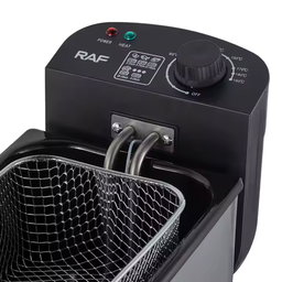 Friteuse électrique multifonctionnelle R.5299, 2 000 W, en acier inoxydable, capacité de 3L , pour usage domestique