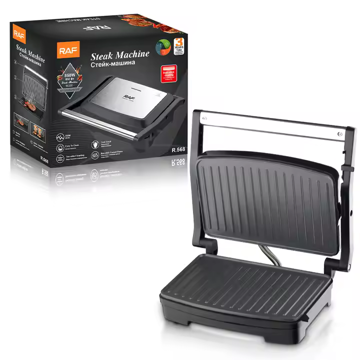 Machine à steak double face nouvelle 750 W Appareils de cuisine intelligents pour la maison _4