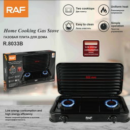 Réchaud à Gaz 2 Feux Raf R.8033 - Noir