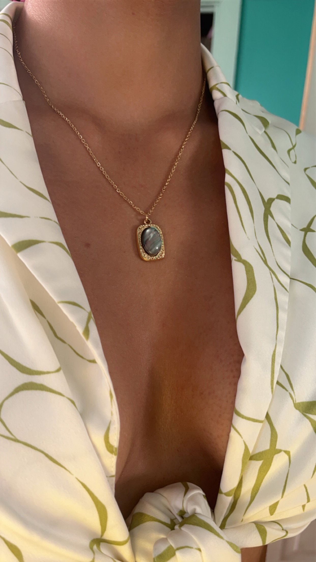 Black Pearl Necklace _4