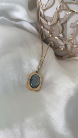 Black Pearl Necklace 