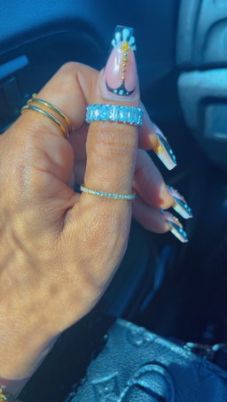 Baguette Ring Silver